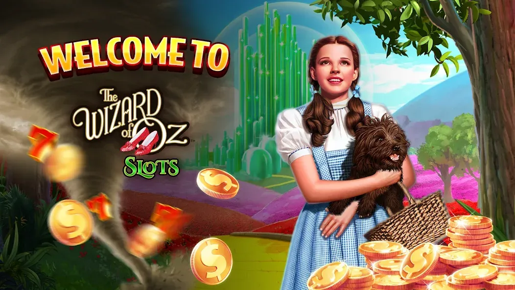 Wizard of Oz Slots Games (Волшебник из страны Оз игровой автомат)  [МОД Menu] Screenshot 1