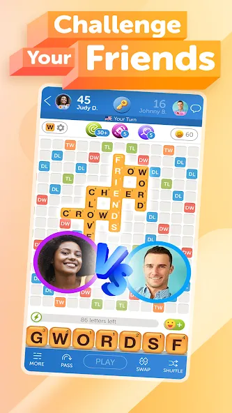 Words With Friends 2 Word Game (Вордс вит Френдс 2 Классик)  [МОД Все открыто] Screenshot 2