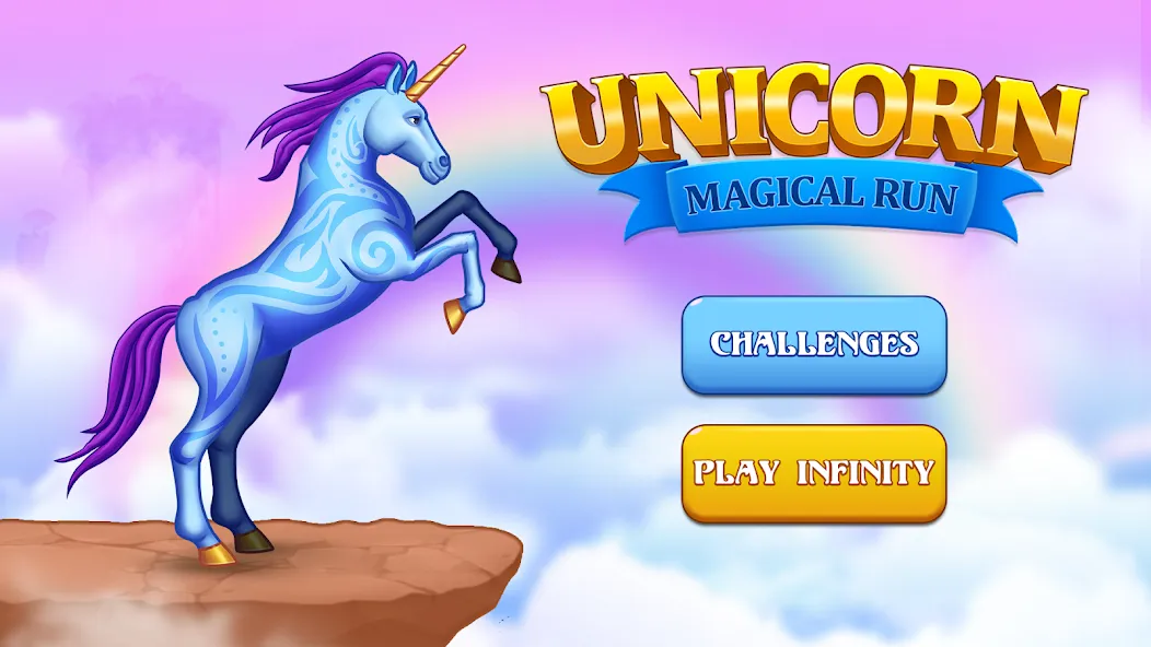 Unicorn Dash: Magical Run (Юникорн Дэш)  [МОД Бесконечные деньги] Screenshot 1