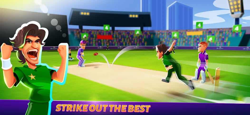 Hitwicket An Epic Cricket Game (Хитвикет)  [МОД Бесконечные монеты] Screenshot 3