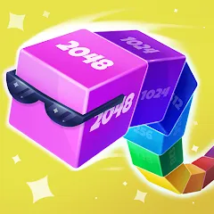 Скачать взломанную Cube Arena 2048: Merge Numbers  [МОД Unlocked] - последняя версия apk на Андроид