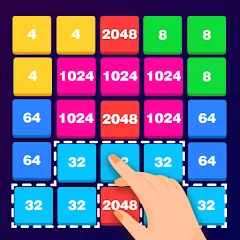 Взломанная 2248 Number block puzzle 2048 (Две тысячи двести сорок восемь)  [МОД Все открыто] - последняя версия apk на Андроид