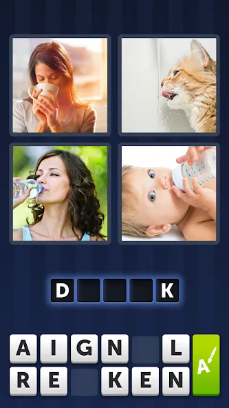 4 Pics 1 Word (Картинки 1 Слово)  [МОД Unlimited Money] Screenshot 4