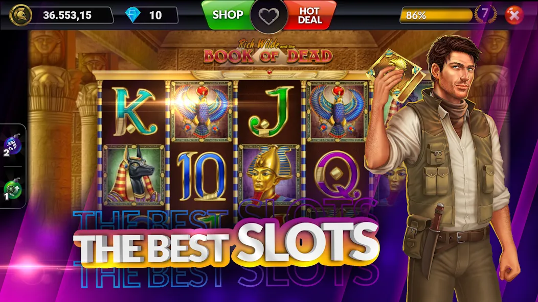 SpinArena Online Casino Slots (СпинАрена Онлайн Казино Слоты)  [МОД Mega Pack] Screenshot 3