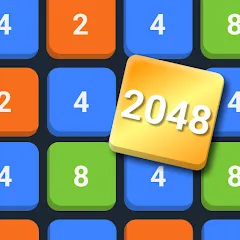 Скачать взломанную 2048: Puzzle Game! Merge Block (Две тысячи сорок восемь)  [МОД Меню] - стабильная версия apk на Андроид