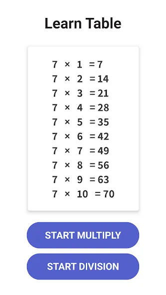 Multiplication Games Math quiz  [МОД Бесконечные деньги] Screenshot 2