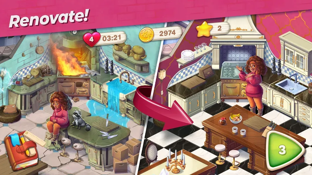 Penny & Flo: Home Renovation  [МОД Unlocked] Screenshot 3