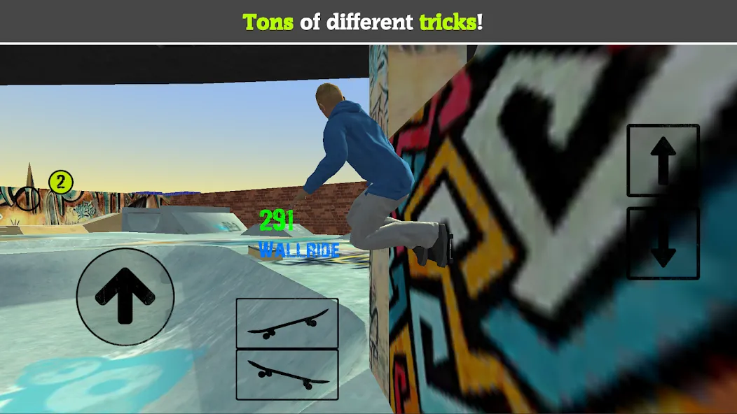 Skateboard FE3D 2 (Скейтборд 3D 2)  [МОД Бесконечные монеты] Screenshot 2