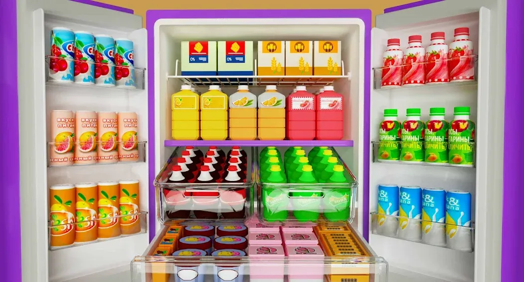 Fill Up Fridge：Organizing Game  [МОД Меню] Screenshot 1