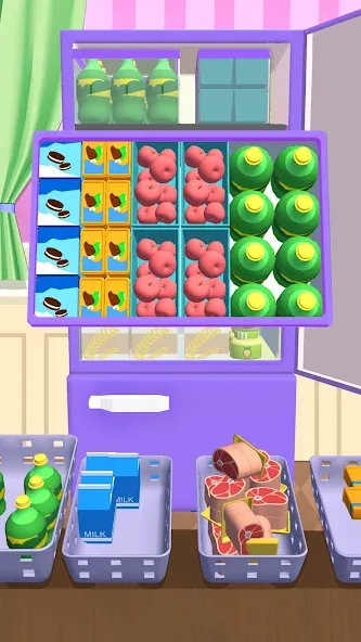 Fill Up Fridge：Organizing Game  [МОД Меню] Screenshot 4