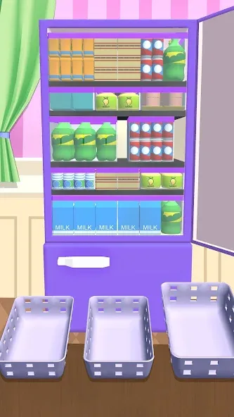 Fill Up Fridge：Organizing Game  [МОД Меню] Screenshot 5