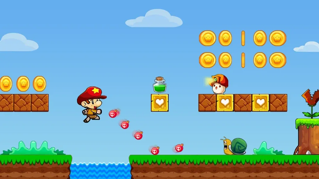 Bob's World - Super Bob Run (Боб Ворлд)  [МОД Много монет] Screenshot 4