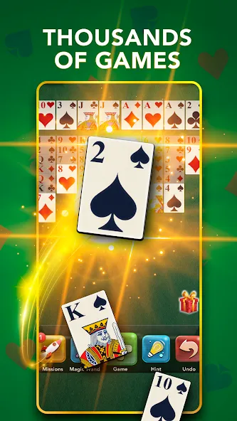 FreeCell Classic Card Game (ФриСел Классическая карточная игра)  [МОД Unlimited Money] Screenshot 5