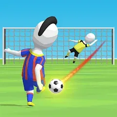 Взлом Stickman Freekick: Soccer game  [МОД Unlimited Money] - последняя версия apk на Андроид