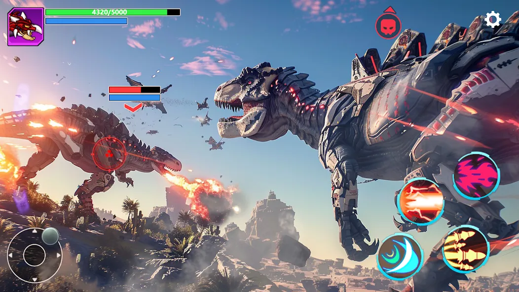 Mech War: Jurassic Dinosaur (Мех Батл)  [МОД Mega Pack] Screenshot 5