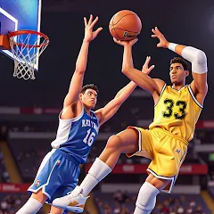 Скачать взломанную Dunk Smash: Basketball Games (Баскетбольные игры)  [МОД Бесконечные деньги] - стабильная версия apk на Андроид