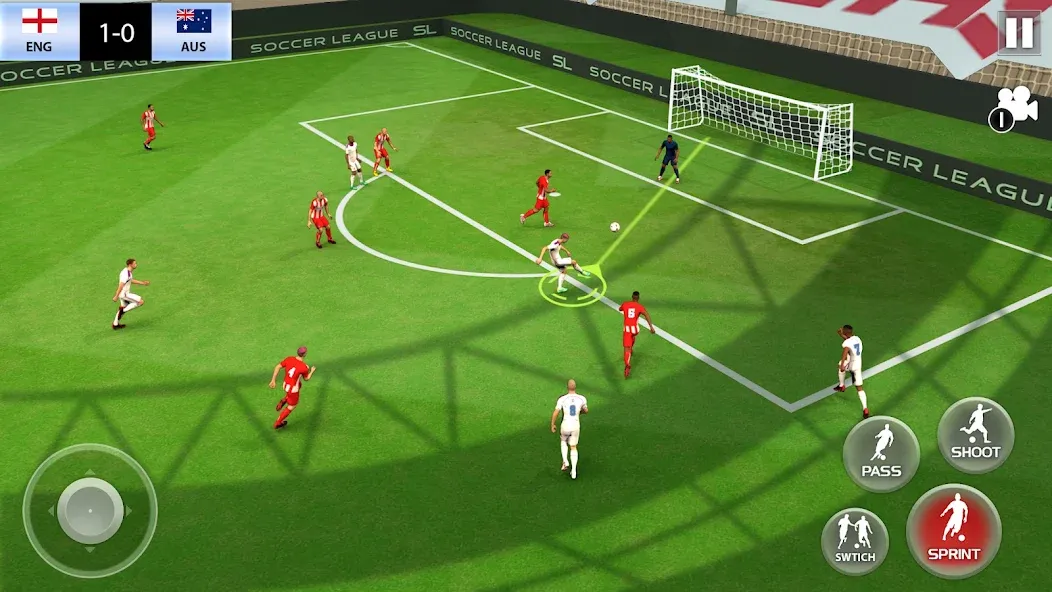 Play Football: Soccer Games (тар Футбол 23)  [МОД Mega Pack] Screenshot 2