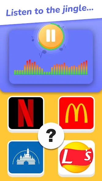 Jingle Quiz: logo music trivia (Джингл Квиз)  [МОД Unlimited Money] Screenshot 1