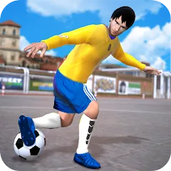 Скачать взломанную Street Football Kick Games (Уличный футбол Игры с ударами)  [МОД Меню] - полная версия apk на Андроид