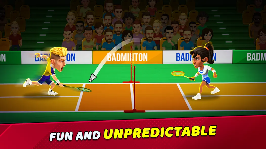 Badminton Clash 3D (Бадминтон Клаш 3D)  [МОД Unlocked] Screenshot 2