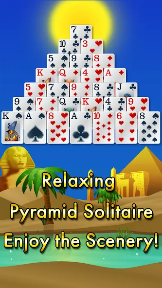 Pyramid Solitaire - Egypt (Пирамиды пасьянс)  [МОД Много денег] Screenshot 1