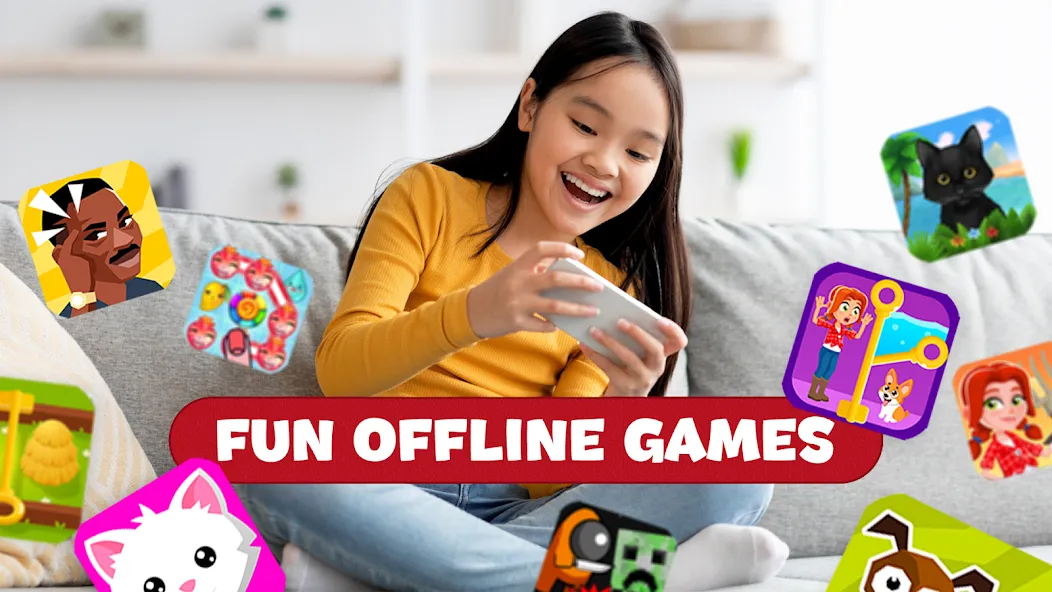 Offline Games: don't need wifi  [МОД Бесконечные монеты] Screenshot 1