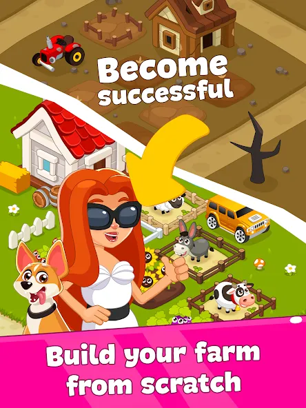 Idle Farm Game Offline Clicker  [МОД Все открыто] Screenshot 5