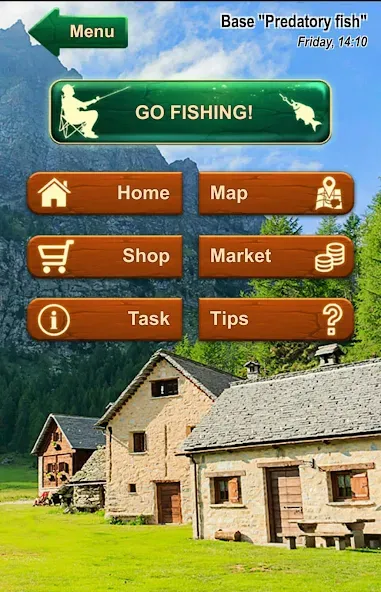 Fishing Baron - fishing game  [МОД Много монет] Screenshot 1