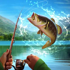 Скачать взломанную Fishing Baron - fishing game  [МОД Много монет] - стабильная версия apk на Андроид