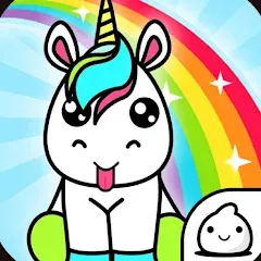 Взломанная Unicorn Evolution Merge Kawaii (Юникорн Эволюшн Мерж Кавай)  [МОД Mega Pack] - последняя версия apk на Андроид