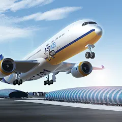 Взлом Airline Commander: Flight Game (ЭЙРЛАЙН КОМАНДЕР)  [МОД Бесконечные деньги] - полная версия apk на Андроид