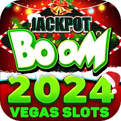 Взлом Jackpot Boom Casino Slot Games (Джекпот Бум Казино Игры на Слотмашинах)  [МОД Бесконечные монеты] - последняя версия apk на Андроид