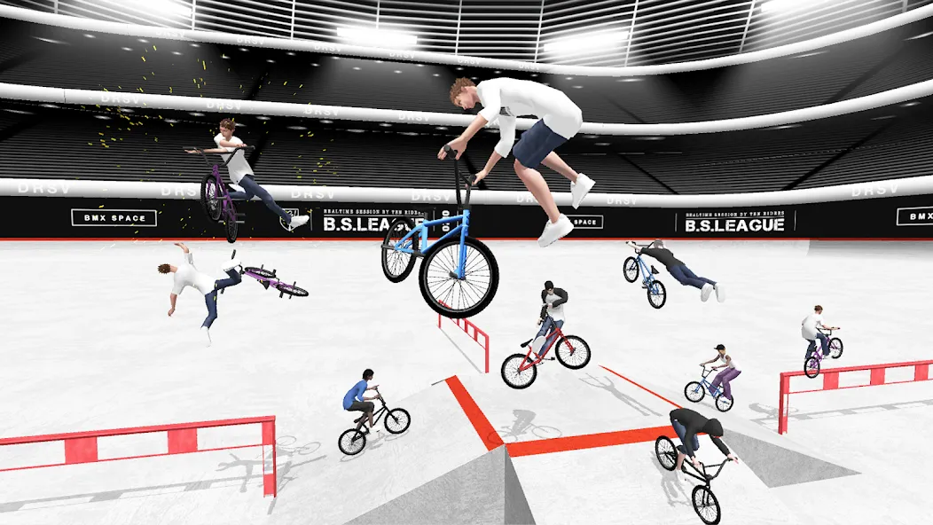 BMX Space (БМХ Спейс)  [МОД Бесконечные монеты] Screenshot 1