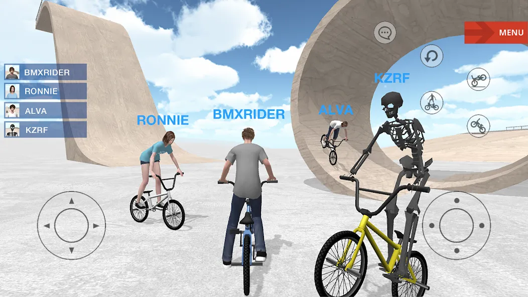 BMX Space (БМХ Спейс)  [МОД Бесконечные монеты] Screenshot 2