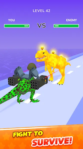 Dino Evolution Run 3D (Дино Эволюция Ран 3Д)  [МОД Бесконечные деньги] Screenshot 3