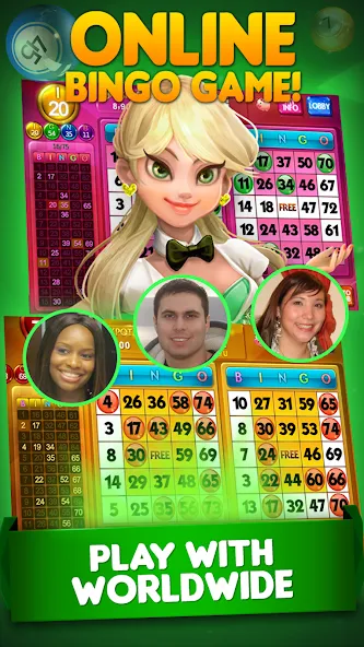 Bingo City 75 : Bingo & Slots (Бинго Сити 75)  [МОД Меню] Screenshot 2