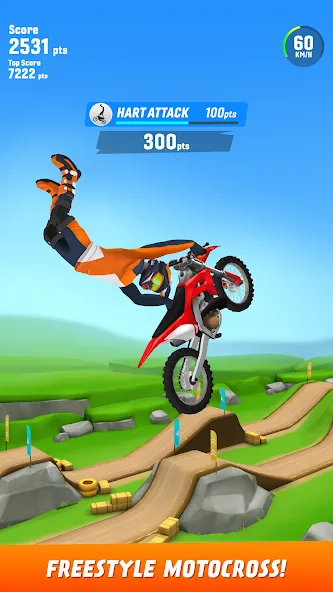 Max Air Motocross (Макс Эйр Мотокросс)  [МОД Menu] Screenshot 1