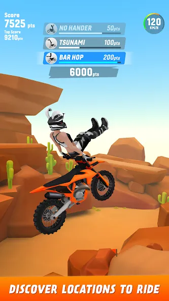 Max Air Motocross (Макс Эйр Мотокросс)  [МОД Menu] Screenshot 2