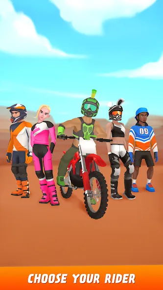 Max Air Motocross (Макс Эйр Мотокросс)  [МОД Menu] Screenshot 5