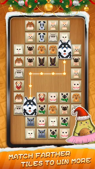 Tile Connect - Matching Games (Тайл Коннект)  [МОД Бесконечные деньги] Screenshot 3