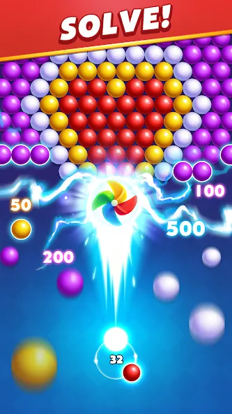 Bubble Shooter Royal Pop  [МОД Все открыто] Screenshot 4