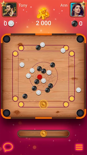 Carrom Lure - Disc pool game (Карром Лур)  [МОД Бесконечные деньги] Screenshot 2