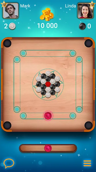 Carrom Lure - Disc pool game (Карром Лур)  [МОД Бесконечные деньги] Screenshot 3