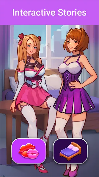 LUV: Anime Girls Adult Game XX (ЛЮВ)  [МОД Много денег] Screenshot 4