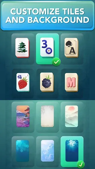 Solitaire Mahjong for Seniors  [МОД Много монет] Screenshot 3