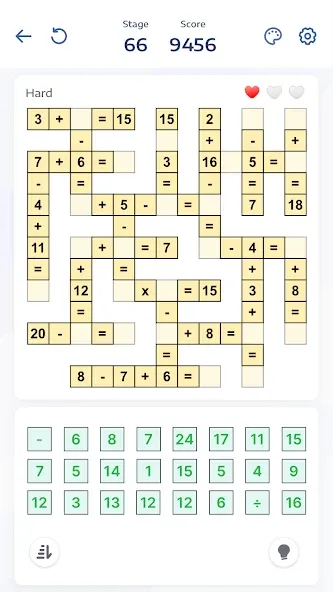 Crossmath - Math Puzzle Games (Математические головоломки игры)  [МОД Бесконечные деньги] Screenshot 2