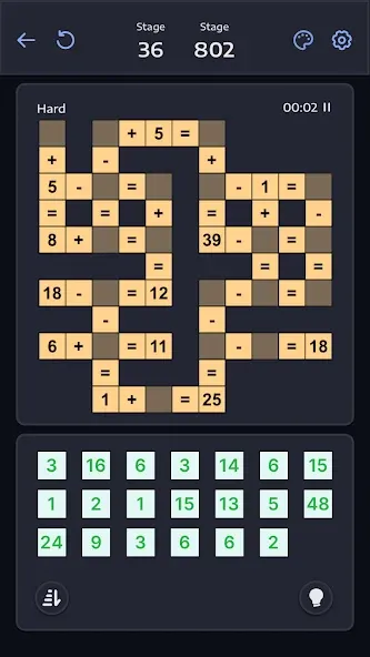 Crossmath - Math Puzzle Games (Математические головоломки игры)  [МОД Бесконечные деньги] Screenshot 5