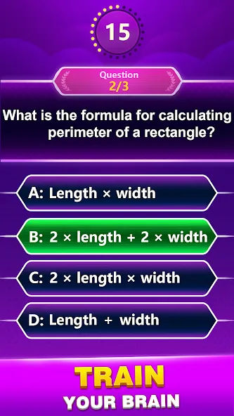 Math Trivia - Quiz Puzzle Game (Математические загадки)  [МОД Меню] Screenshot 3