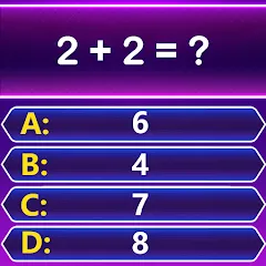 Взломанная Math Trivia - Quiz Puzzle Game (Математические загадки)  [МОД Меню] - стабильная версия apk на Андроид