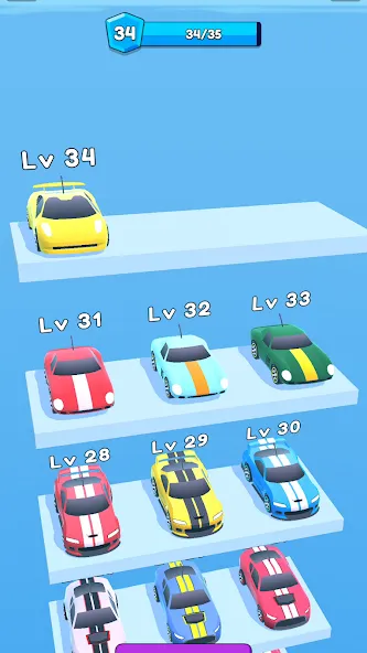 Merge Car Run - Evolution Race (Мердж Кар Ран)  [МОД Mega Pack] Screenshot 2